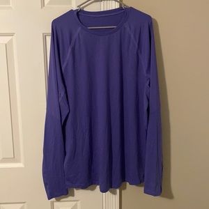 Lululemon ventilated tech long sleeve shirt.